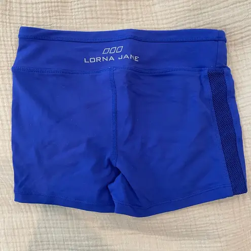 Lorna Jane  blue shorts XS cute spandex style