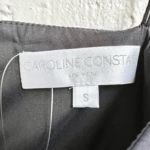 Caroline Constas strapless rainbow stripe multi maxi dress small