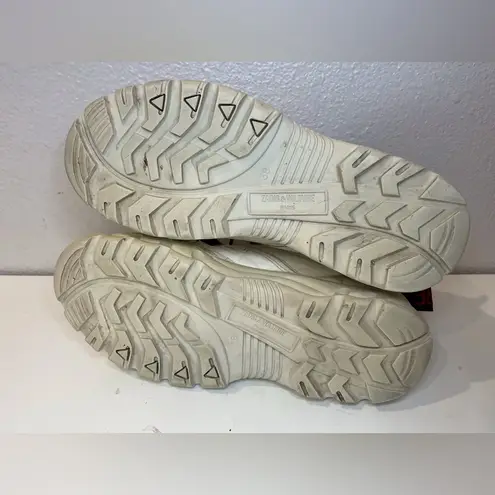 Zadig & Voltaire Women’s Blaze Stylish White Leather Sneakers Size 7.5 (38)