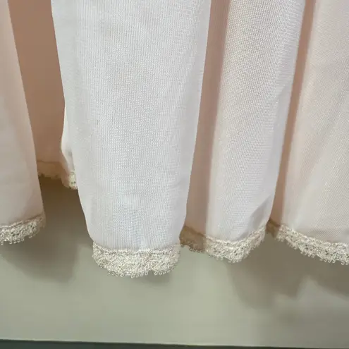 Vintage Van Raalte Babydoll Nightgown Women size 36 Nylon Gown Pink Coquette 60s