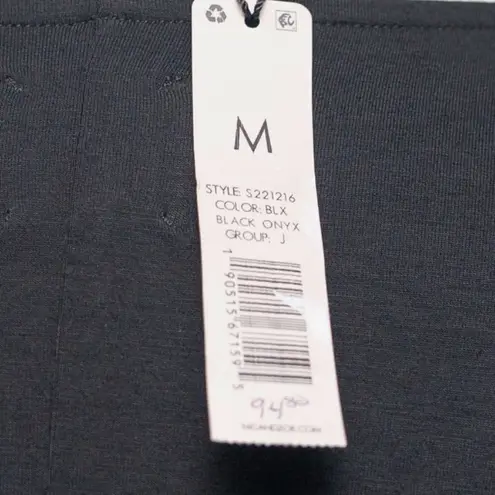 Nic+Zoe Knit Tie Dress Black Onyx Medium