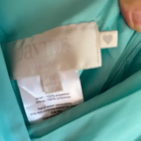 David's Bridal Brides Maid Dress F19831 Spa SZ 14 NWT Blue