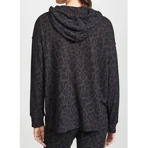 LNA Black & Gray Leopard Hoodie