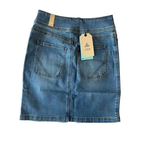 prAna ‎ Broadway Jean Skirt True Blue NWT 2