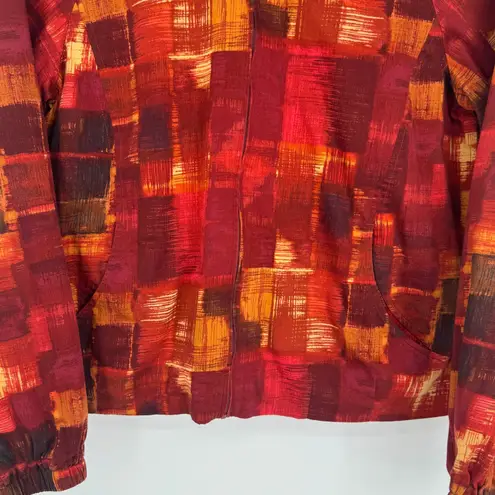 Pendleton Zip Front Jacket Size Medium Multicolor Abstract Pockets Artsy Retro