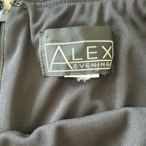 Alex Evenings Elegant Black Maxi Skirt