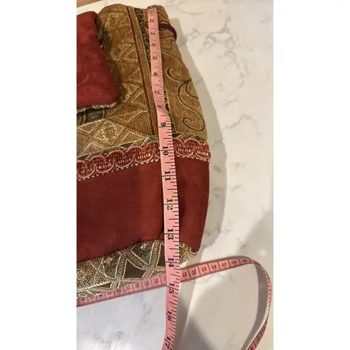 Handmade tapestry carpet bag adjustable backpack pocket inside bohemian indie