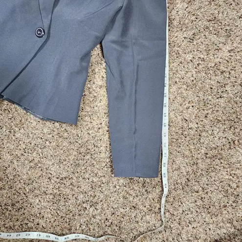 Kela Yila Jielur Women's Grey Business Blazer Long Sleeve One Button Gray Size L