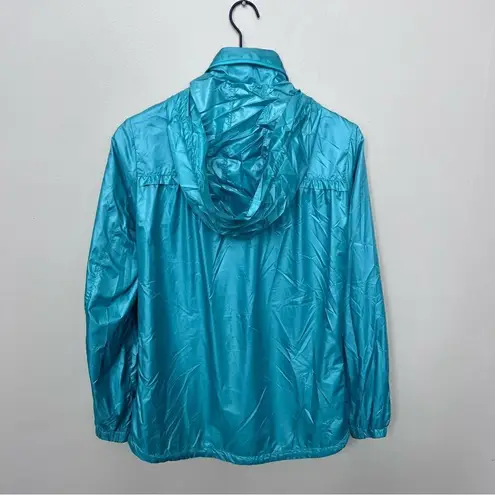 prAna Tegan Water Resistant Windbreaker Jacket Teal Turquoise Blue Size Medium