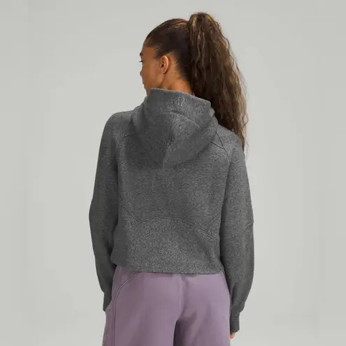 Lululemon Scuba Oversized Full Zip - Heathered Speckled Black - XL/XXL