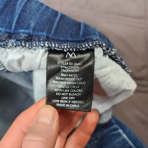 American Bazi Jeans Women's Medium Denim Blue Skinny Distressed Streetwear