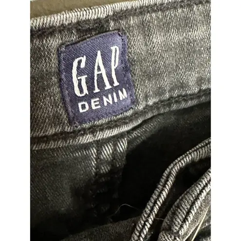 Gap  Denim Black Raw Hem Denim Legging Super Skinny Denim Jeans Size 31