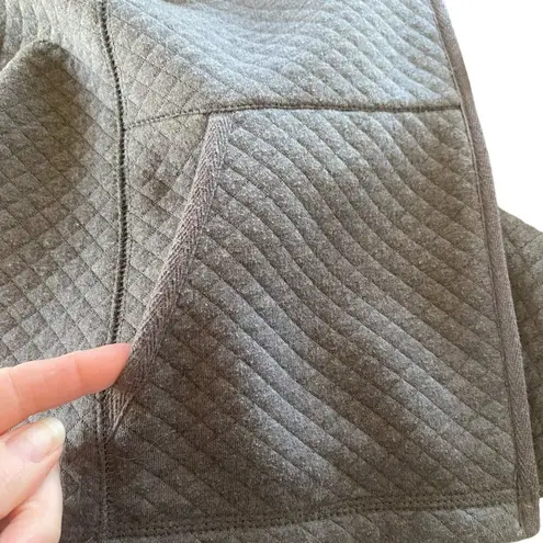 Laura Scott XL Petite gray sleeveless zip up vest with pockets women's