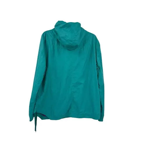 prAna Jacket Womens XL Fiona Anorak Teal Purple Water Repellent Lightweight