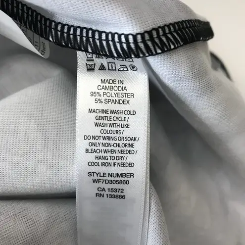 Joe Fresh 💋 Floral Black & White Shift Dress Size M