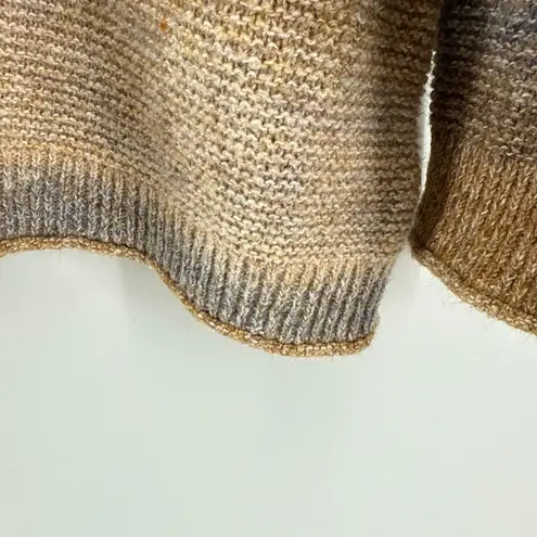 Nic+Zoe Sunset Mix Sweater Plus Size 3X Striped V Neck Long Sleeve Cotton Blend