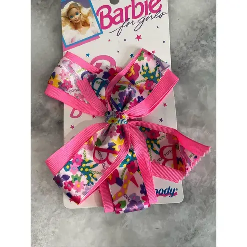 NEW Vintage Barbie For Girls 1991 GOODY Mattel Ponytails Hair Clip Pink