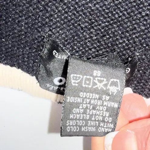 Designers Originals Studio Joy Christmas Sweater Vest Large Scottie Black