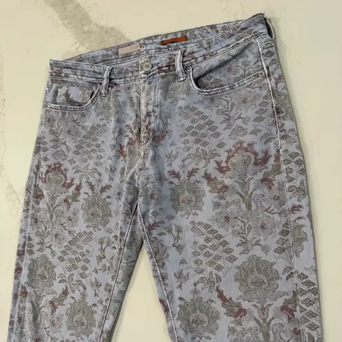 Pilcro And The Letterpress Anthropologie Slim Boyfriend Floral Jeans Women’s 29