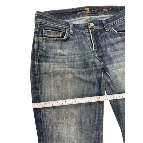 Seven 7 Womens Blue denim wide Leg Jeans 26 SKU 7419