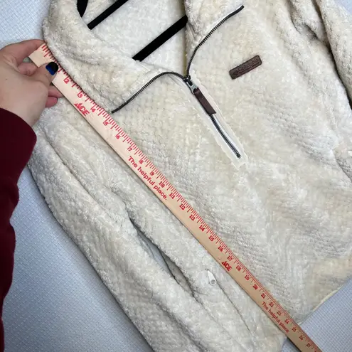 Columbia  Sportswear Fleece Pullover 1/4 Zip Cream Women's Size Medium