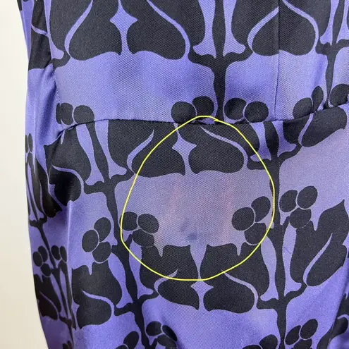 Marni Purple Silk Sleeveless Blouse Size 4