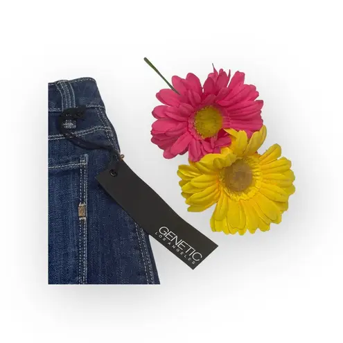 Genetic Denim new ☻ Festival Flower Patch Denim Mini Skirt ☻ Studio City ☻ 25 ☻︎