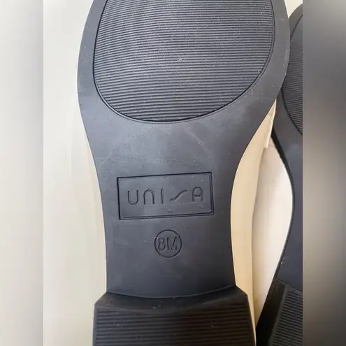 Unisa Women’s Bling Ornament Elegant Cream Loafer Shoes Size 8 M