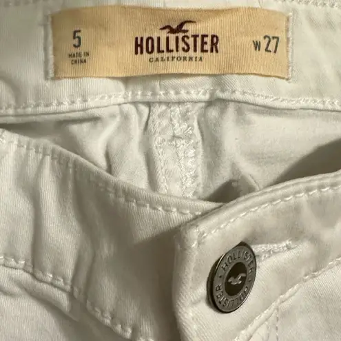 Hollister  ombré regular rise skinny jeans size 27 (white and grey ombré)