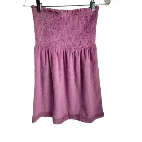 Aeropostale  Women's Smocked Strapless Short Dress Purple Size S