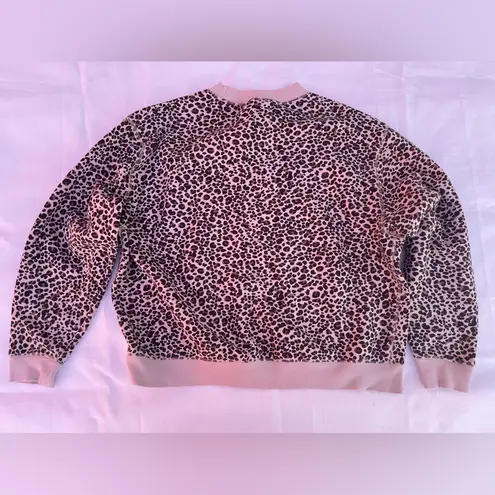 Nike  Women's Black and White Leopard Print Sweater