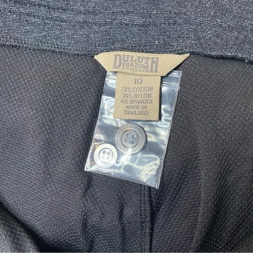 Duluth Trading Company Women’s Utility Cargo Grey Skirt 10 Gray