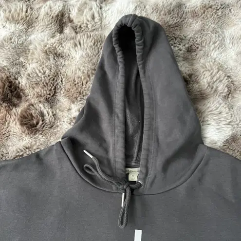 Calvin Klein Jeans M Women’s Gray Comfy Cropped Hoodie Casual Streetwear