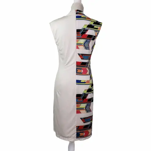 Phoebe Couture Sleeveless Cowl Neck Sheath Dress Size 8