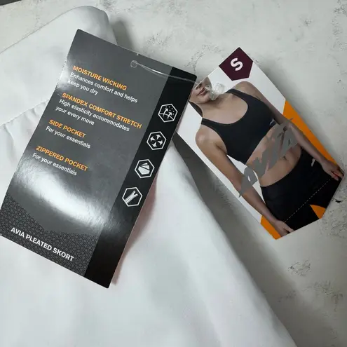 Avia NWT Women's Pleated Skort Skirt Size S White