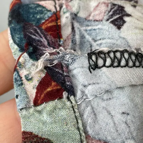 Floral Dress Long Sleeve Scoop Neck Elaborate Pattern Print Sheath Leafy Women Pink Size XXS