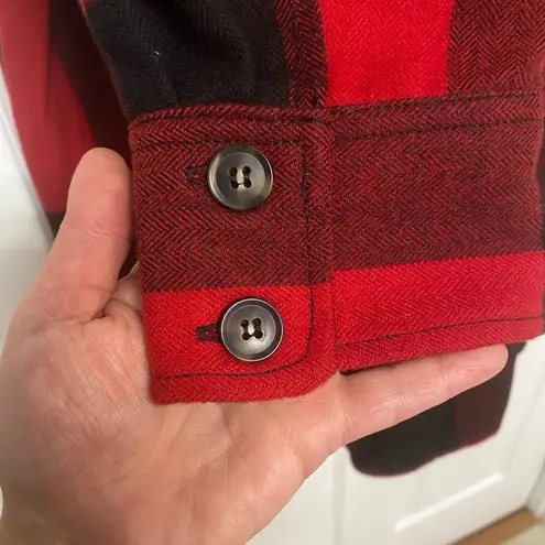 H&M  Oversized Knee Length Plaid buffalo Shacket NWT