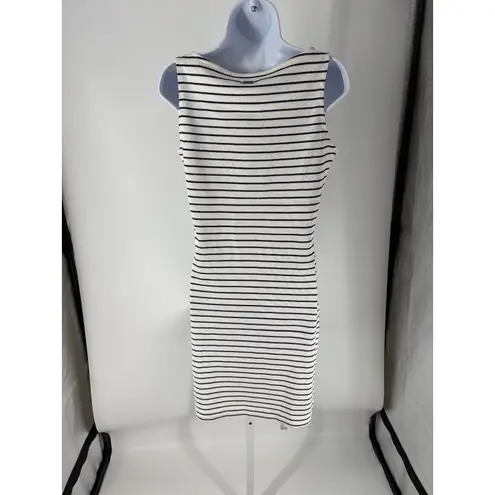 Barbour Navy Striped Sleeveless Dress – Nautical Cotton Jersey Tank Dress