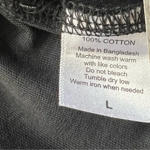 Harley Davidson Rhinestone Acid Wash Tee Black Size L