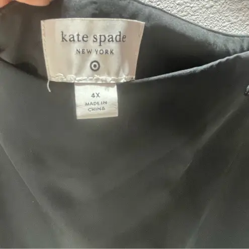 Kate Spade  x Target Black 90s Mini Tank Shift Dress 4X NWT