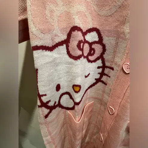 Her Universe Sanrio Hello Kitty Pink Grid Cardigan