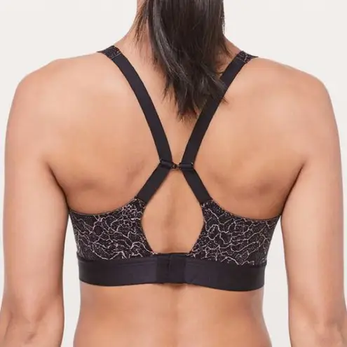 Lululemon  Fine Form‎ Sports Bra Lacescape Spanish Rose Black / Black 32B