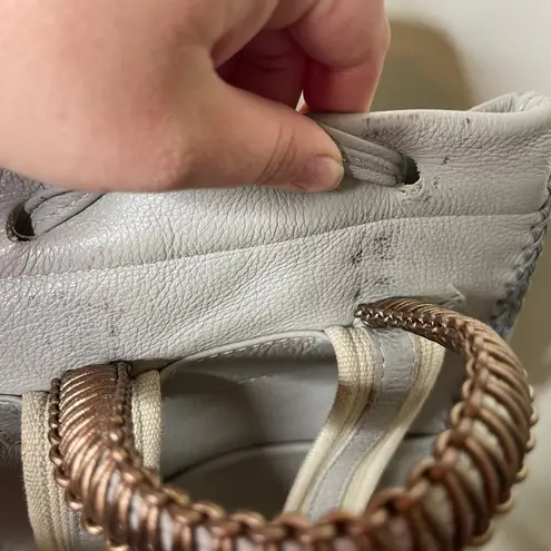 Callista BACKPACK IN GREY GRAINED LEATHER Gray