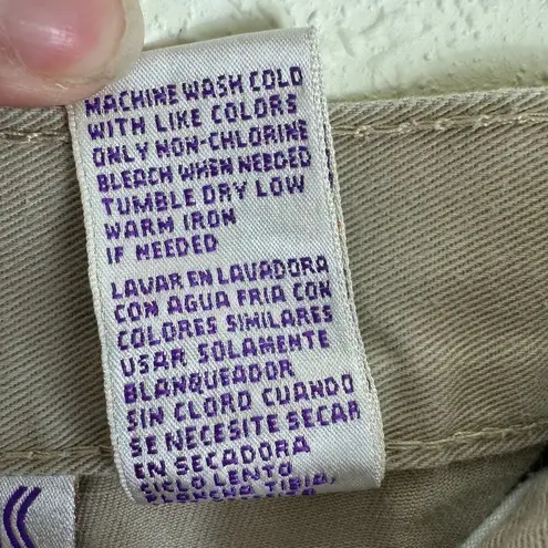 Bill Blass Vintage 100% Cotton Tan High Rise Denim Shorts Size 14P