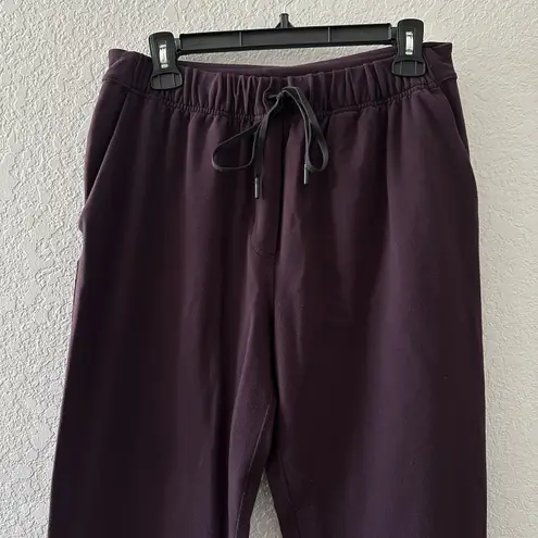 Lululemon  Lab Purple Rolled Hem Drawstring‎ Joggers Size 6 - Image 3