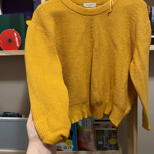 Elodie Mustard Soft Knit Long Sleeve