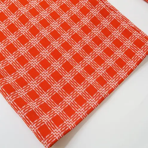 Vintage 70s Pykettes Orange Checkered Bell Bottom Pants