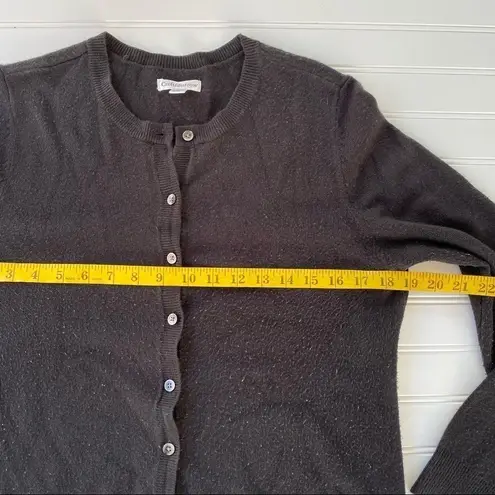 Croft & Barrow Black button Cardigan sweater Size Medium