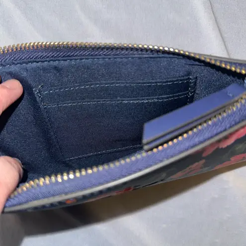 Nanette Lepore  • Blue Floral Zip Around Wallet