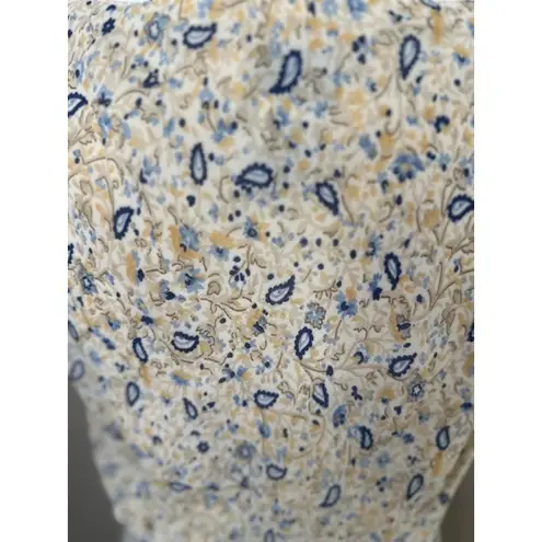 Robbie Bee Y2K Midi Dress Size 12 Asymmetrical Ruffle Chiffon Fairy Cottagecore